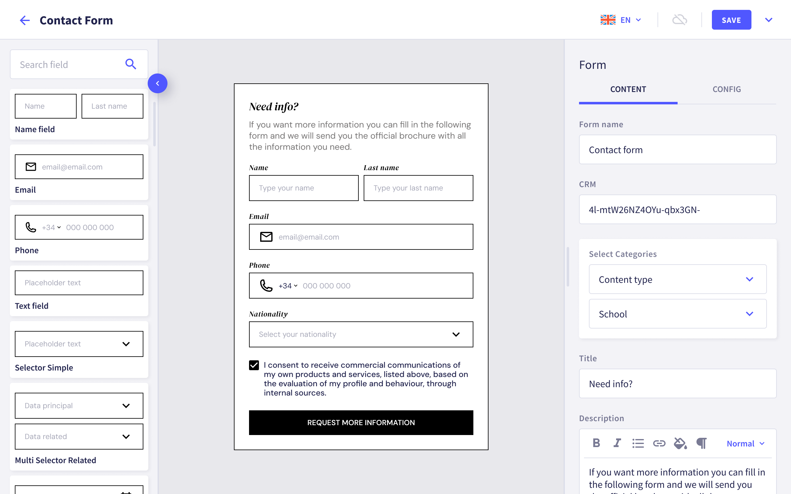 FormBuilder